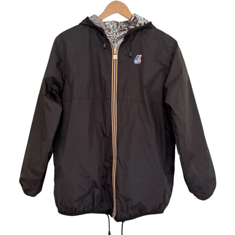 K-Way New Reversible Black Windbreaker/Jacket - Picture 5 of 8